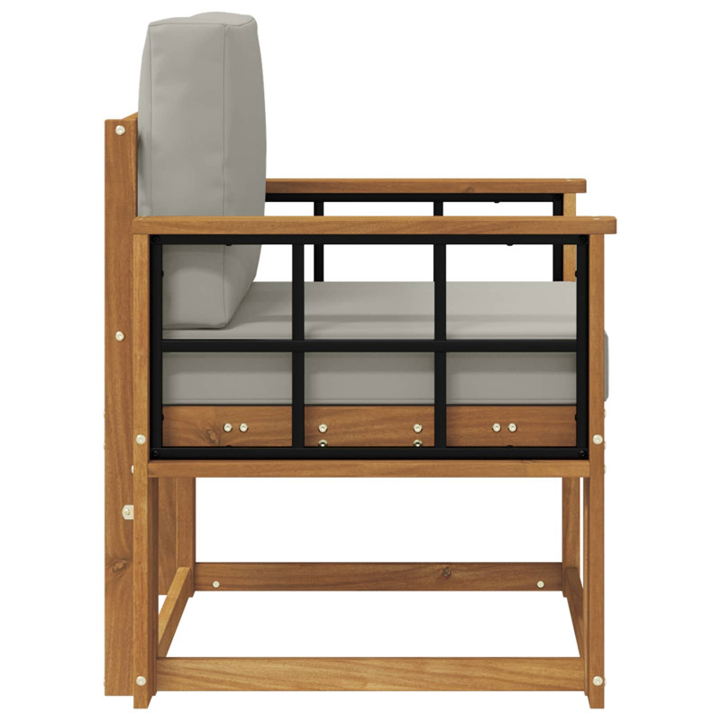 Sofa na zewnątrz Lite drewno akacjowe i poliester