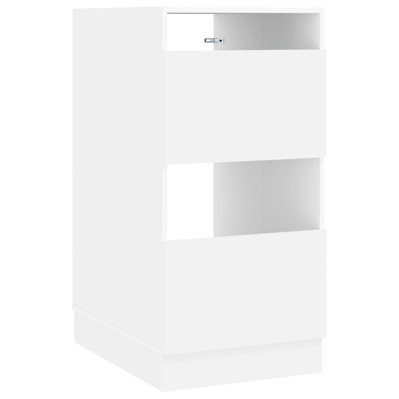 Zestaw szafek do prania 2 pcs Biały Drewno inżynieryjne