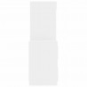 Zestaw szafek do prania 2 pcs Biały Drewno inżynieryjne