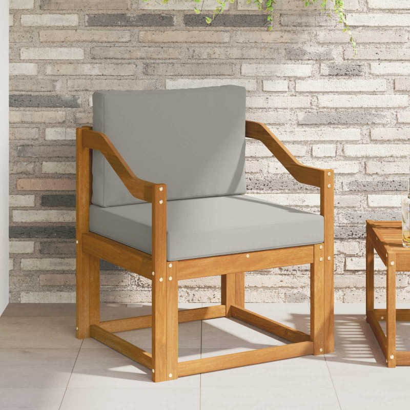 Sofa na zewnątrz Lite drewno akacjowe i poliester