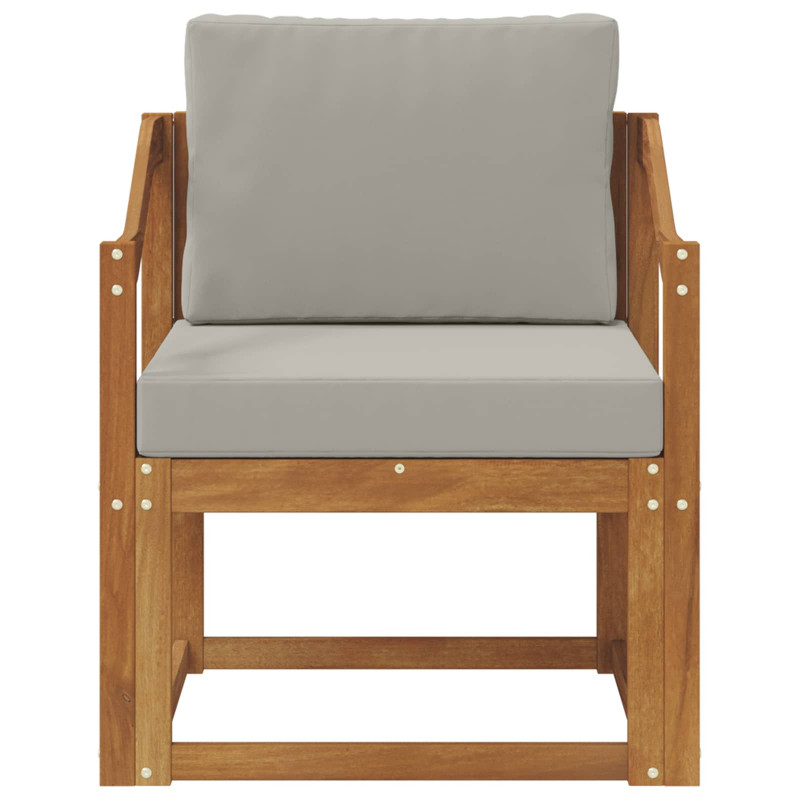 Sofa na zewnątrz Lite drewno akacjowe i poliester