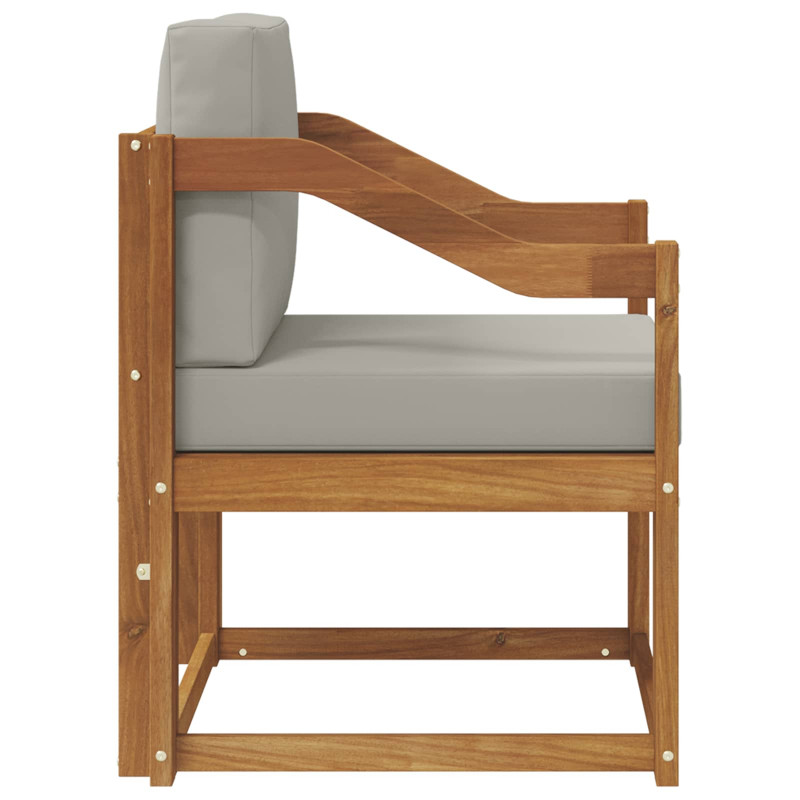 Sofa na zewnątrz Lite drewno akacjowe i poliester