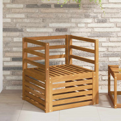 Zestaw sof na zewnątrz Naturalny 67 x 63 x 73 cm
