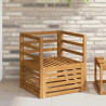 Zestaw sof na zewnątrz Naturalny 67 x 63 x 73 cm
