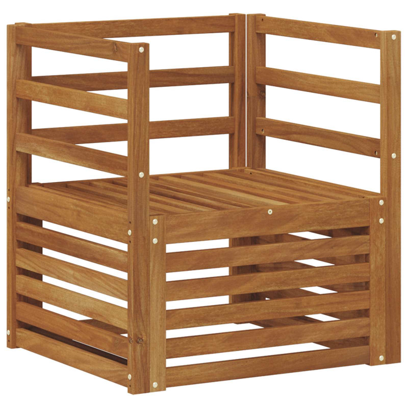 Zestaw sof na zewnątrz Naturalny 67 x 63 x 73 cm