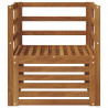 Zestaw sof na zewnątrz Naturalny 67 x 63 x 73 cm