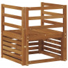 Zestaw sof na zewnątrz Naturalny 67 x 63 x 73 cm