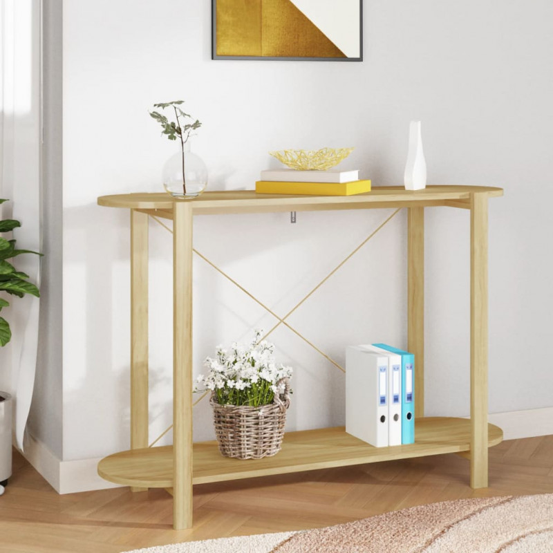 Stolik konsolowy, 110x38x75 cm, materiał drewnopochodny