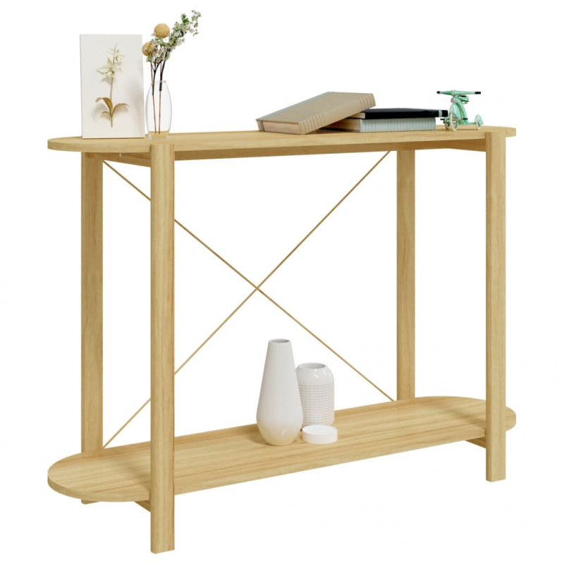 Stolik konsolowy, 110x38x75 cm, materiał drewnopochodny