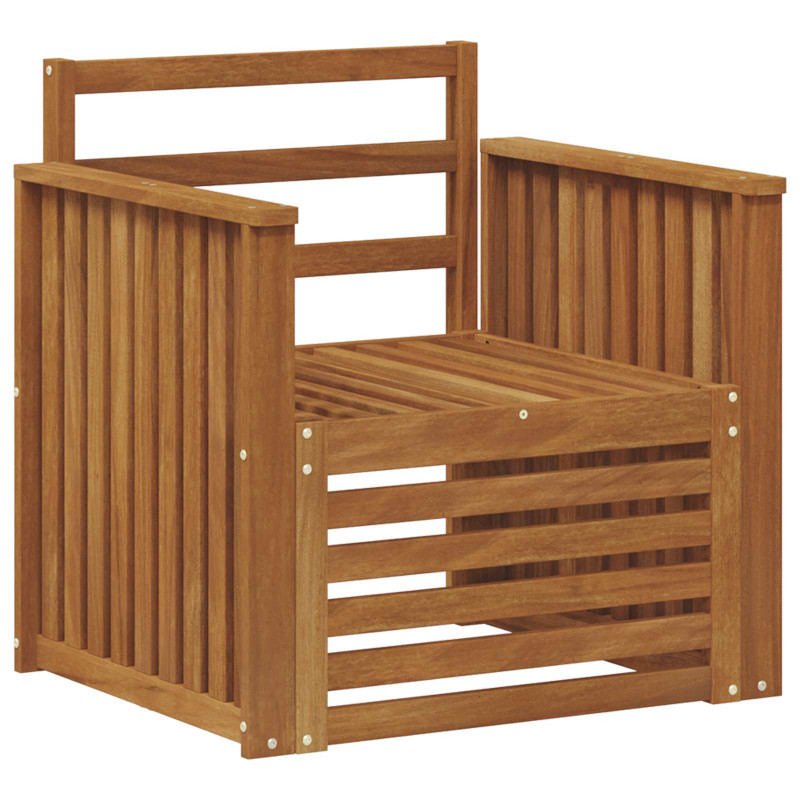 Zestaw sof na zewnątrz Naturalny 71 x 63 x 73 cm