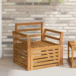 Zestaw sof na zewnątrz Naturalny 75,5 x 63 x 73 cm