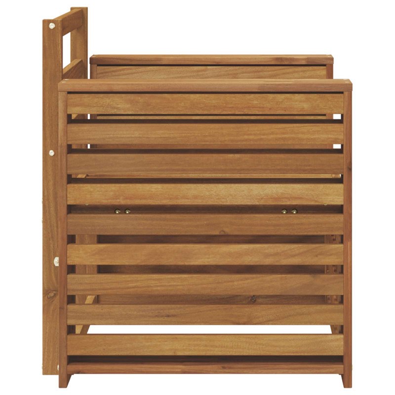 Zestaw sof na zewnątrz Naturalny 79 x 63 x 73 cm