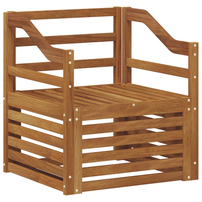 Zestaw sof na zewnątrz Naturalny 67 x 63 x 73 cm