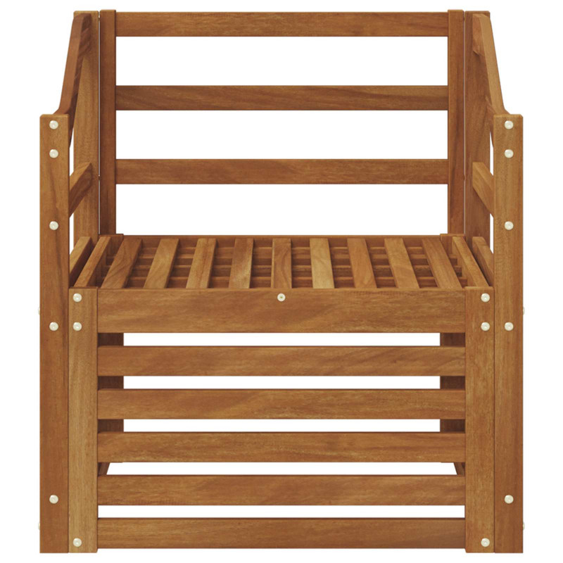 Zestaw sof na zewnątrz Naturalny 67 x 63 x 73 cm