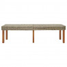 ławka Naturalny 160 x 35 x 45 cm Drewno z mango