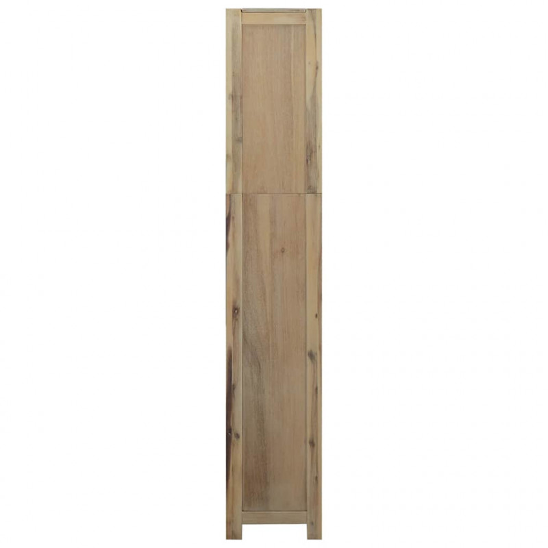 Regał na książki z 6 półkami 80x30x170 cm, lite drewno akacjowe