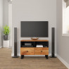 Szafka pod telewizor, 70x33x46 cm, lite drewno akacjowe