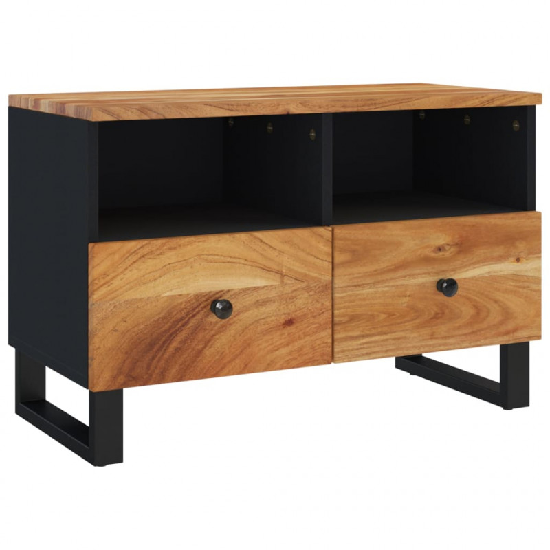 Szafka pod telewizor, 70x33x46 cm, lite drewno akacjowe
