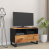 Szafka pod telewizor, 70x33x46 cm, lite drewno akacjowe