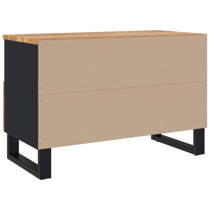 Szafka pod telewizor, 70x33x46 cm, lite drewno akacjowe