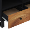 Szafka pod telewizor, 70x33x46 cm, lite drewno akacjowe