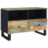 Szafka pod telewizor, 70x33x46 cm, lite drewno z odzysku