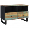 Szafka pod telewizor, 70x33x46 cm, lite drewno z odzysku