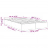 Łóżko z miejscem do przechowywania Jasnoszary 120 x 200 cm