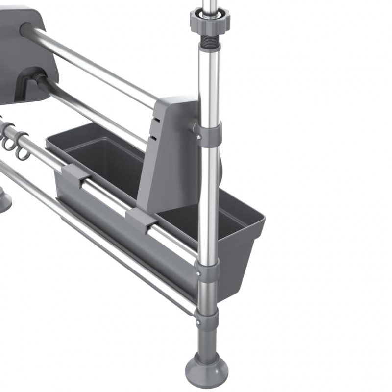 Regulowany organizer kuchenny, aluminiowy