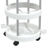 Wózek na środki czystości, z koszem, aluminiowy