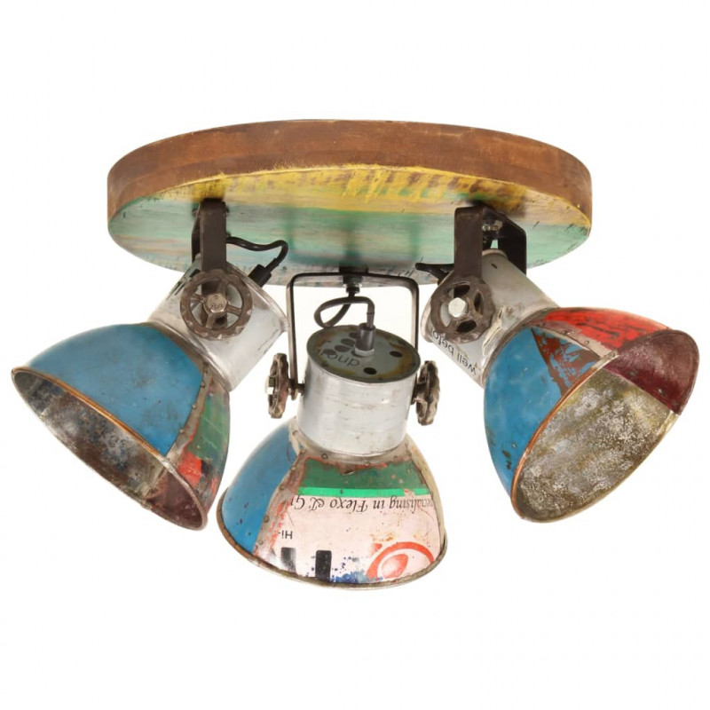 Industrialna lampa sufitowa, 25 W, kolorowa, 42x25 cm, E27