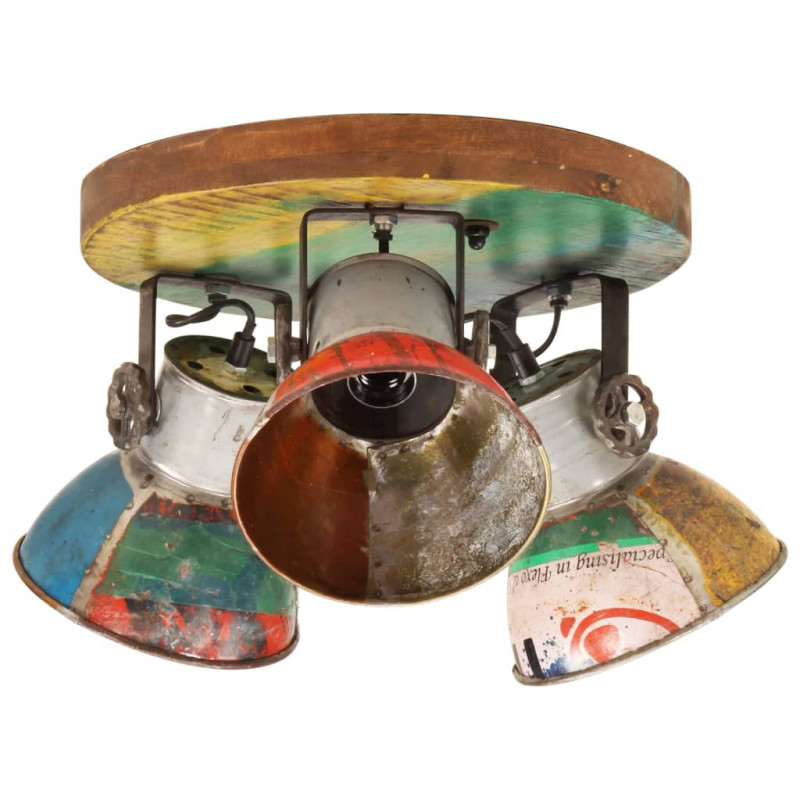 Industrialna lampa sufitowa, 25 W, kolorowa, 42x25 cm, E27