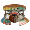 Industrialna lampa sufitowa, 25 W, kolorowa, 42x25 cm, E27