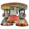 Industrialna lampa sufitowa, 25 W, kolorowa, 42x25 cm, E27