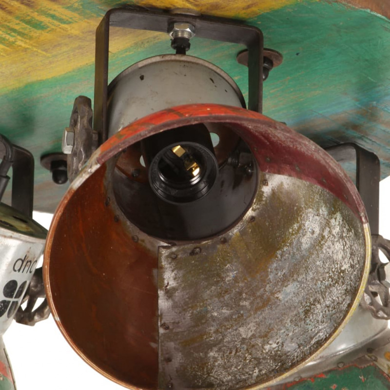 Industrialna lampa sufitowa, 25 W, kolorowa, 42x25 cm, E27