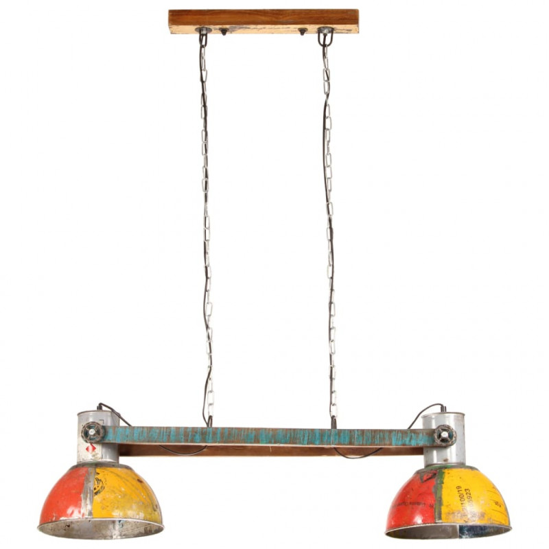 Industrialna lampa wisząca, 25 W, kolorowa, 111 cm, E27