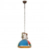 Industrialna lampa wisząca, 25 W, kolorowa, okrągła, 40 cm, E27