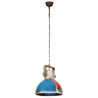 Industrialna lampa wisząca, 25 W, kolorowa, okrągła, 40 cm, E27