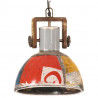 Industrialna lampa wisząca, 25 W, kolorowa, okrągła, 30 cm, E27