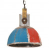 Industrialna lampa wisząca, 25 W, kolorowa, okrągła, 30 cm, E27