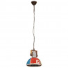 Industrialna lampa wisząca, 25 W, kolorowa, okrągła, 30 cm, E27