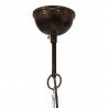 Industrialna lampa wisząca, 25 W, kolorowa, okrągła, 30 cm, E27