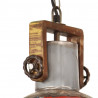 Industrialna lampa wisząca, 25 W, kolorowa, okrągła, 30 cm, E27