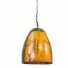 Industrialna lampa wisząca, 25 W, kolorowa, okrągła, 32 cm, E27