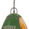 Industrialna lampa wisząca, 25 W, kolorowa, okrągła, 32 cm, E27