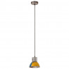 Industrialna lampa wisząca, 25 W, kolorowa, okrągła, 17 cm, E27