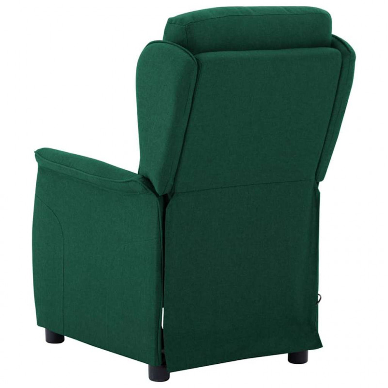 Fotel do masażu Ciemna zieleń 93.5 x 67.5 x 101.5 cm tkanina