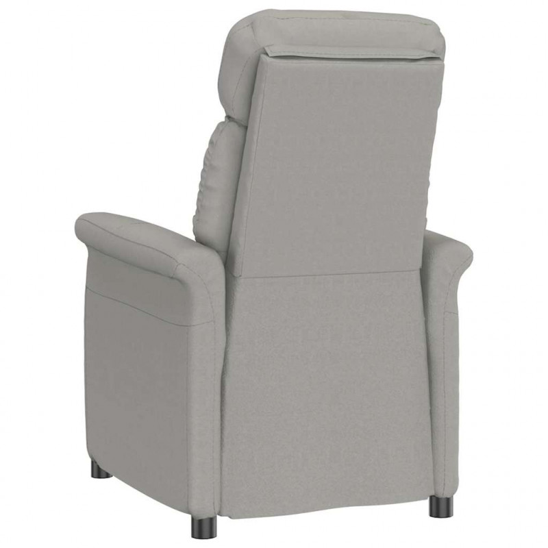 fotel Jasnoszary 96,5 x 70,5 x 95 cm Mikrofibra