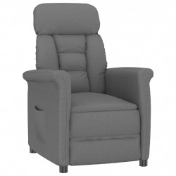 fotel Ciemnoszary 96,5 x 70,5 x 95 cm Mikrofibra