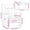fotel Czarny 96,5 x 70,5 x 95 cm Mikrofibra